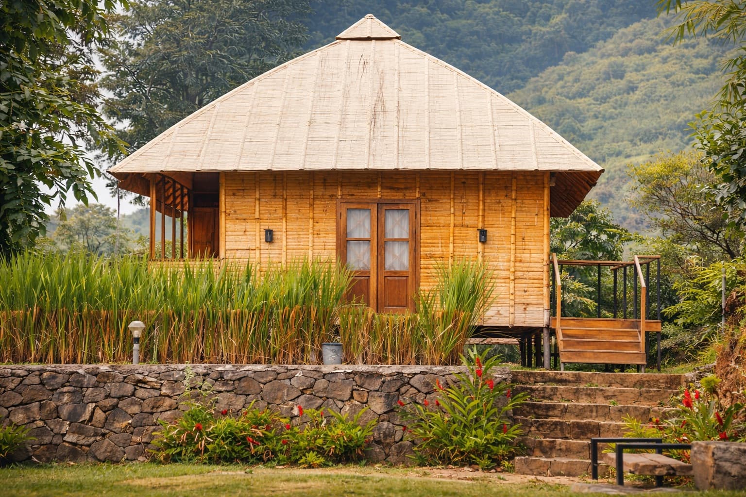 Bamboo Cottages at Gairah Resorts, photograph 1 of 3